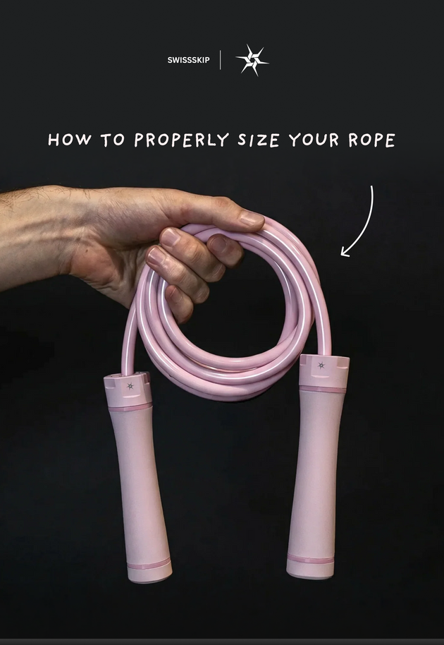 Jump Rope In Inches How to properly size your jump rope – Swissskip