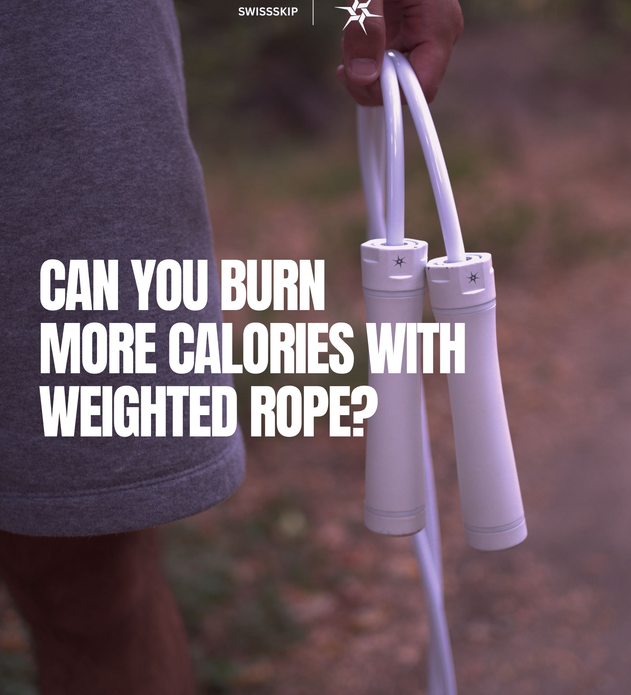 Can you burn more calories in less time with the weighted rope?