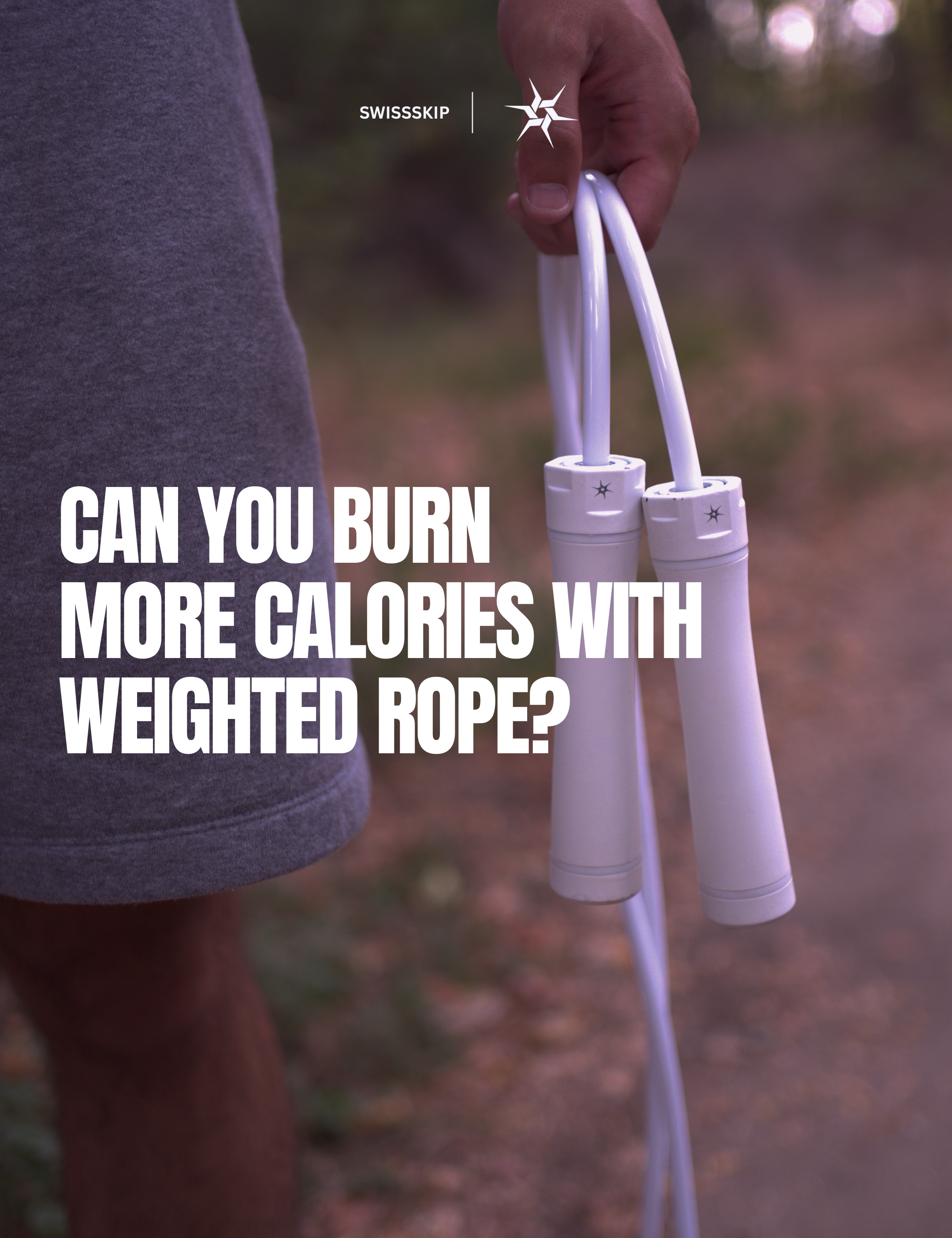 Can you burn more calories in less time with the weighted rope?