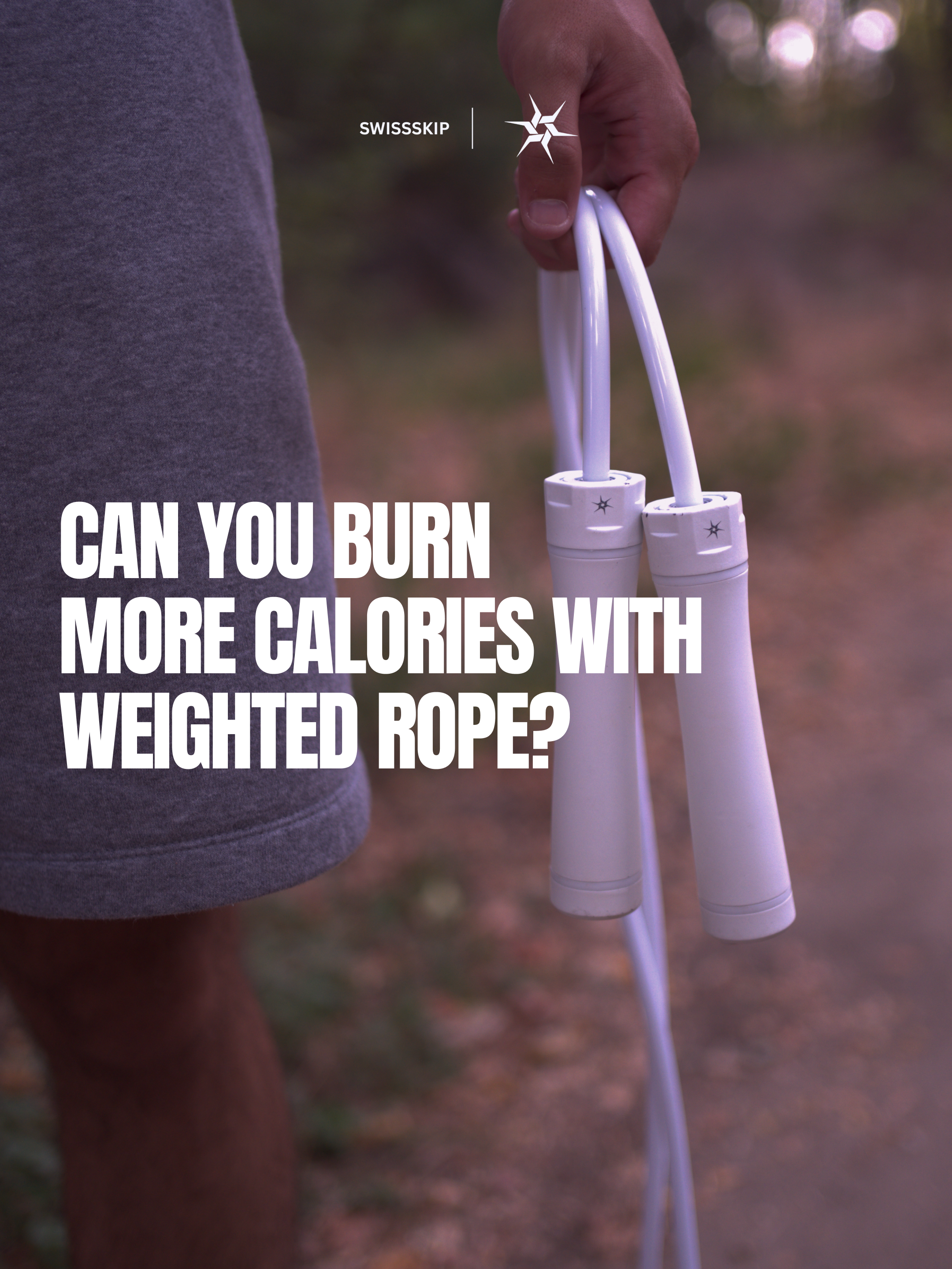 Can you burn more calories in less time with the weighted rope?