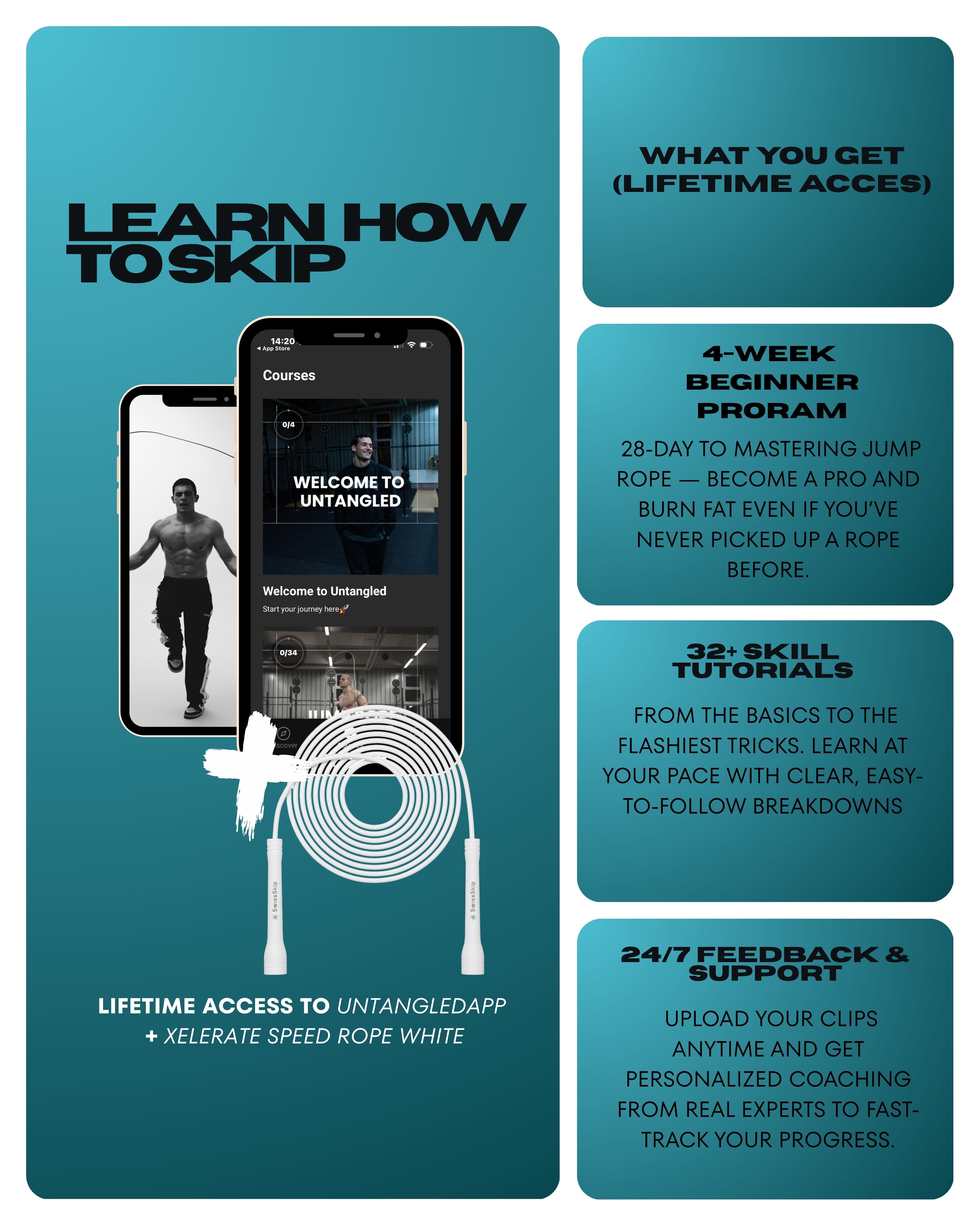 Jumping Rope Pro Jump Rope Pro Package on Top Price l SwissSkip.ch©️ – Swissskip
