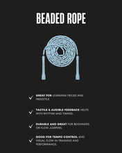 BLUE ASH BEADED ROPE