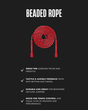 Rubinrotes Perlenseil