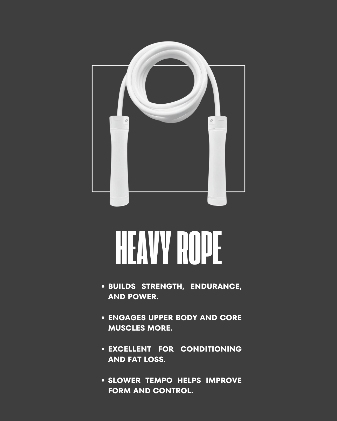 SNOW WEIGHTED ROPE