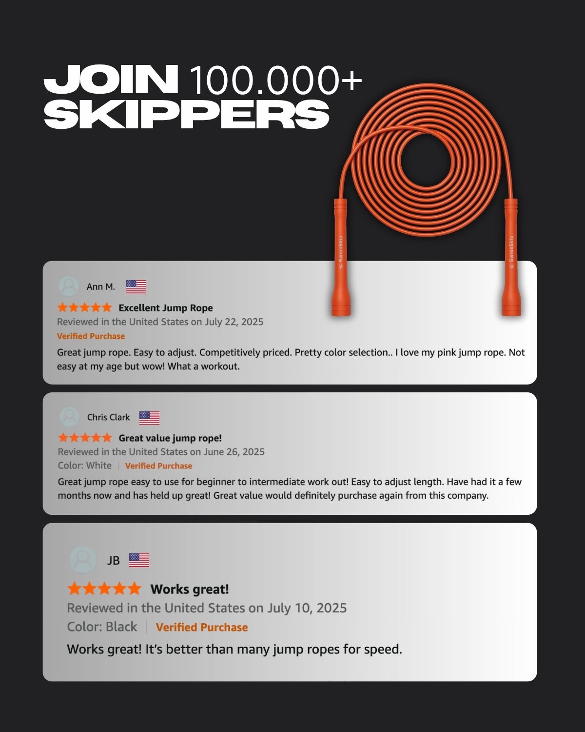 Orange Xelerate Speed Rope l SwissSkip.ch – Swissskip