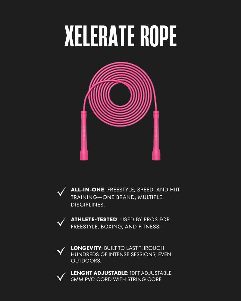 NEON PINK XELERATE SPEED ROPE