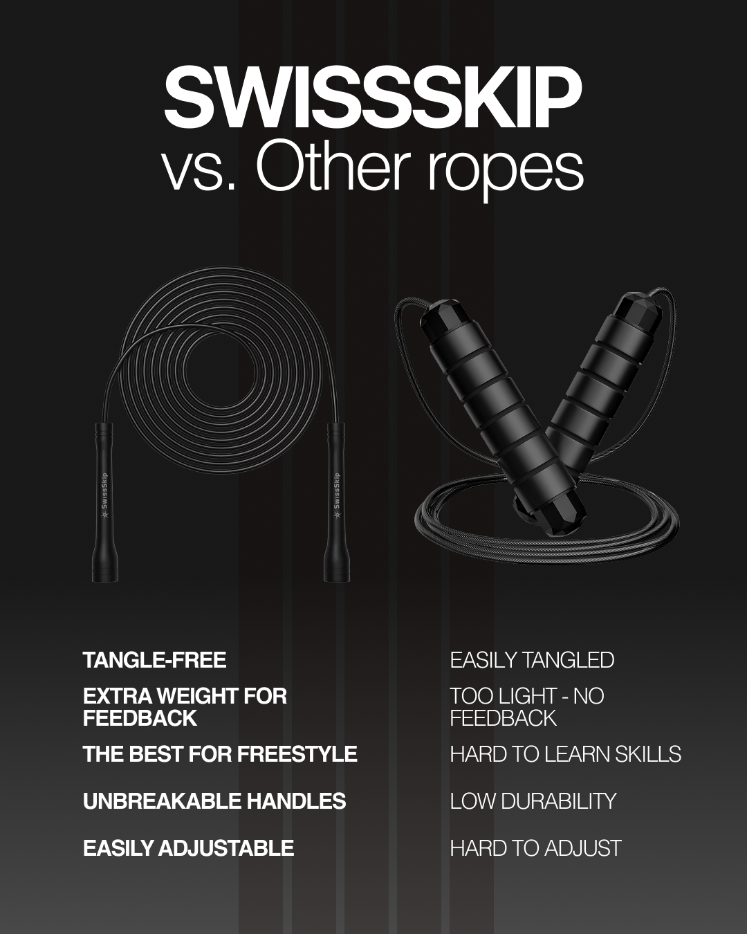 BLACK XELERATE SPEED ROPE