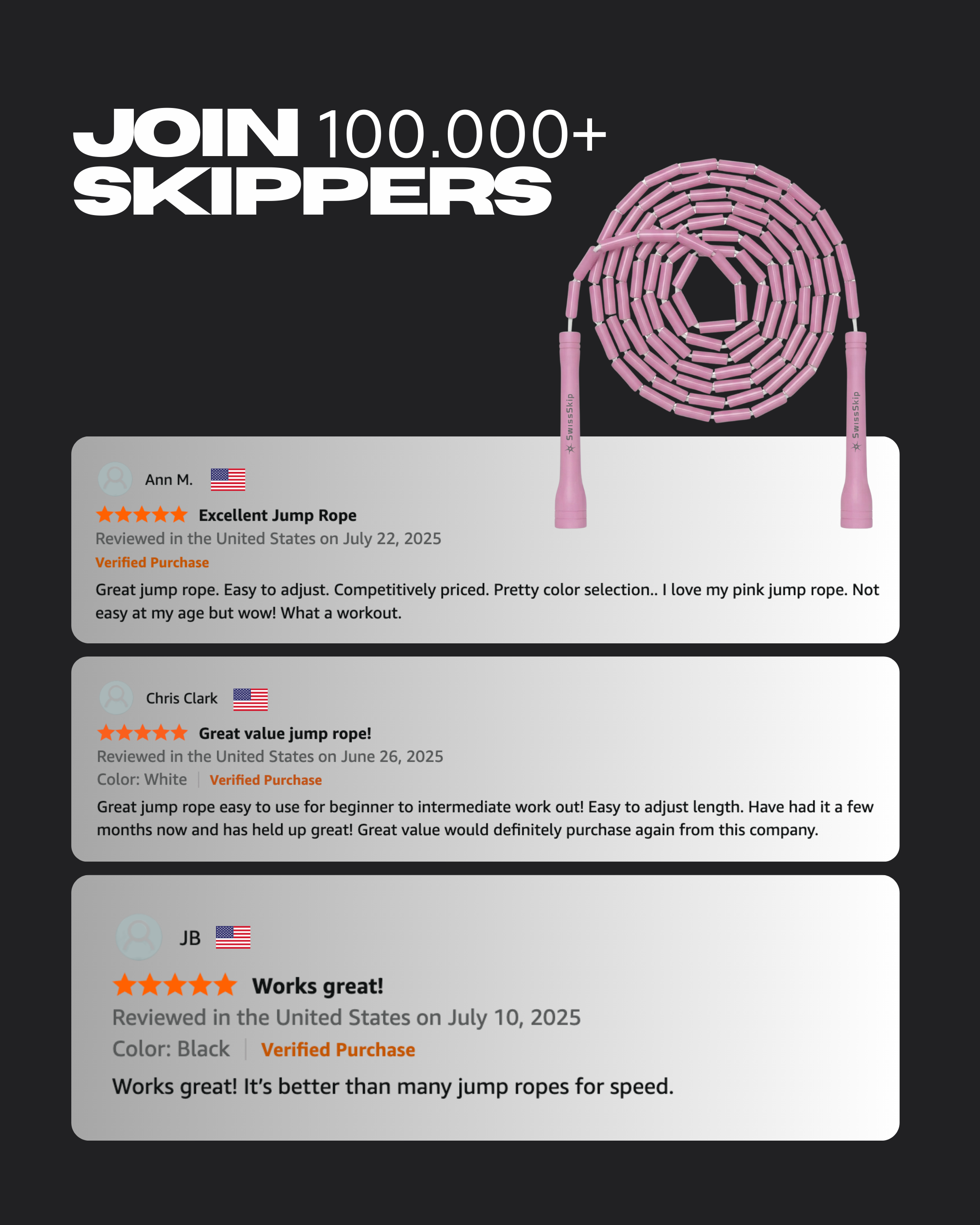 LILAC PINK BEADED ROPE