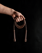 CHOCOLATE BROWN BEADED ROPE