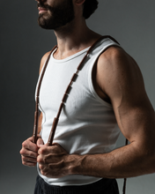 CHOCOLATE BROWN BEADED ROPE