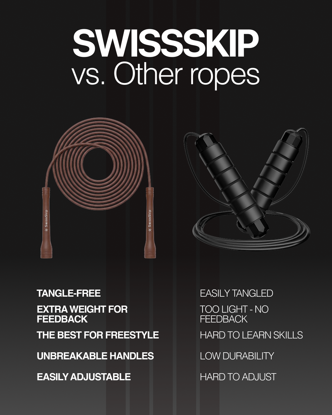 CHOCOLATE BROWN XELERATE SPEED ROPE