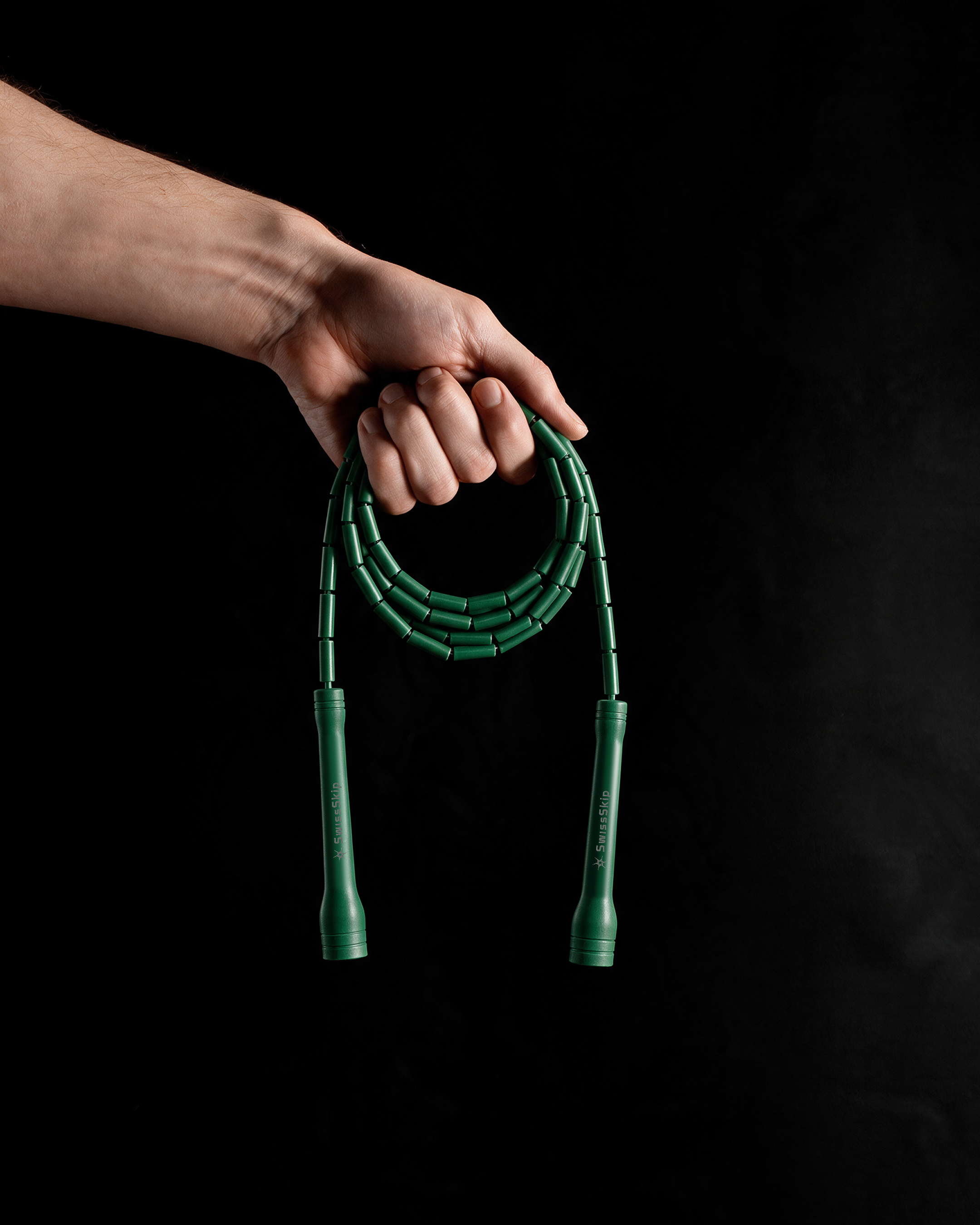 EMERALD GREEN BEADED ROPE