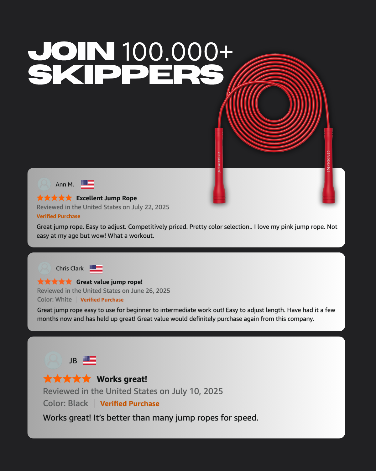 RED XELERATE SPEED ROPE INFERNO