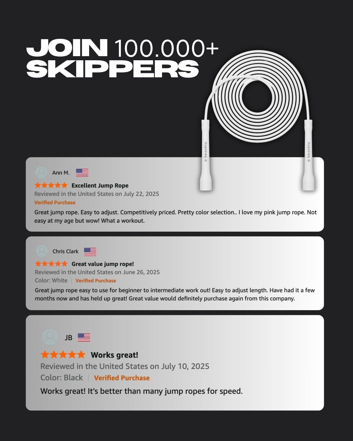 White Xelerate Speed Rope l SwissSkip.ch – Swissskip