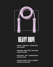 LILAC PINK WEIGHTED ROPE