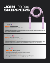 LILAC PINK WEIGHTED ROPE