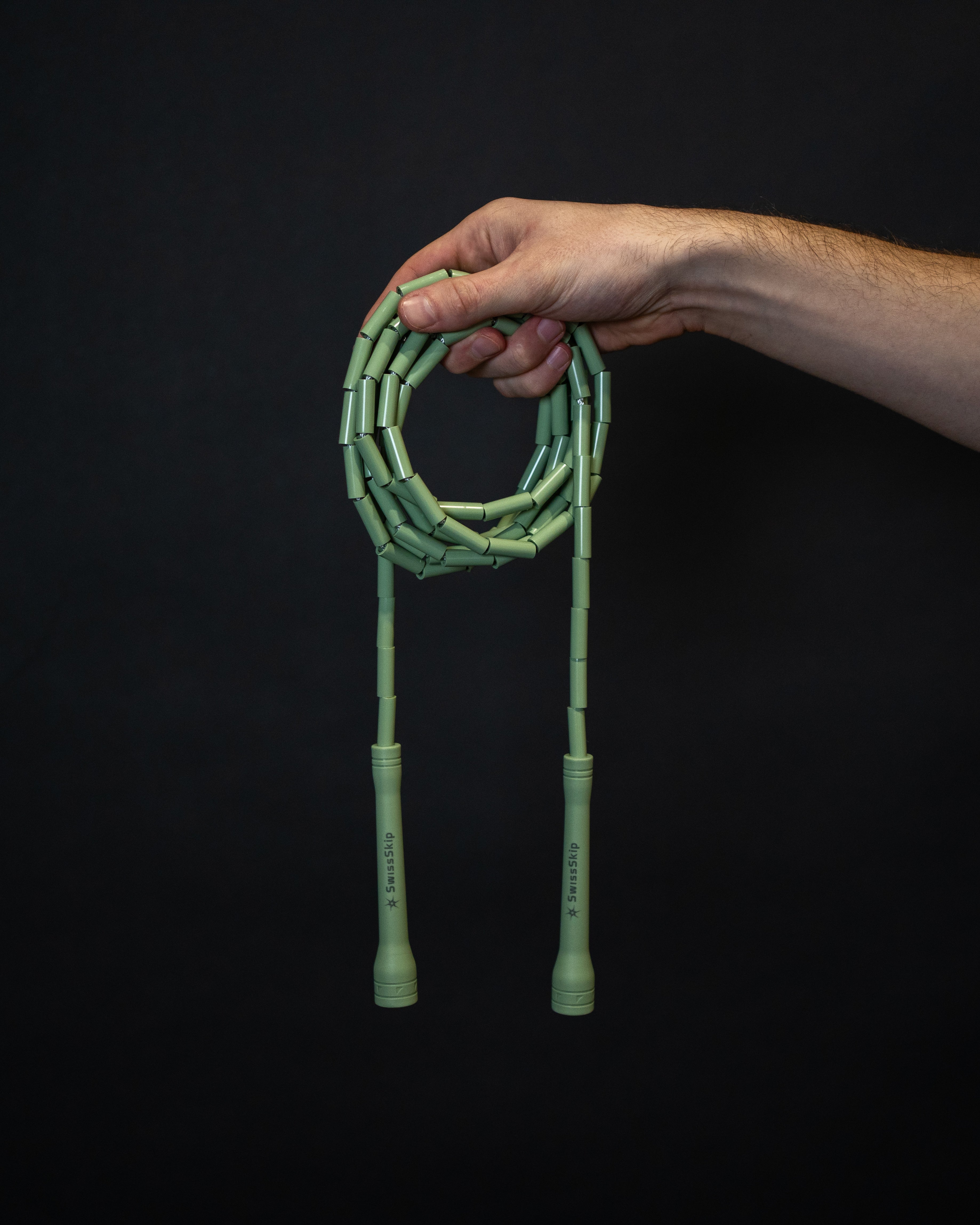 MATCHA GREEN BEADED ROPE