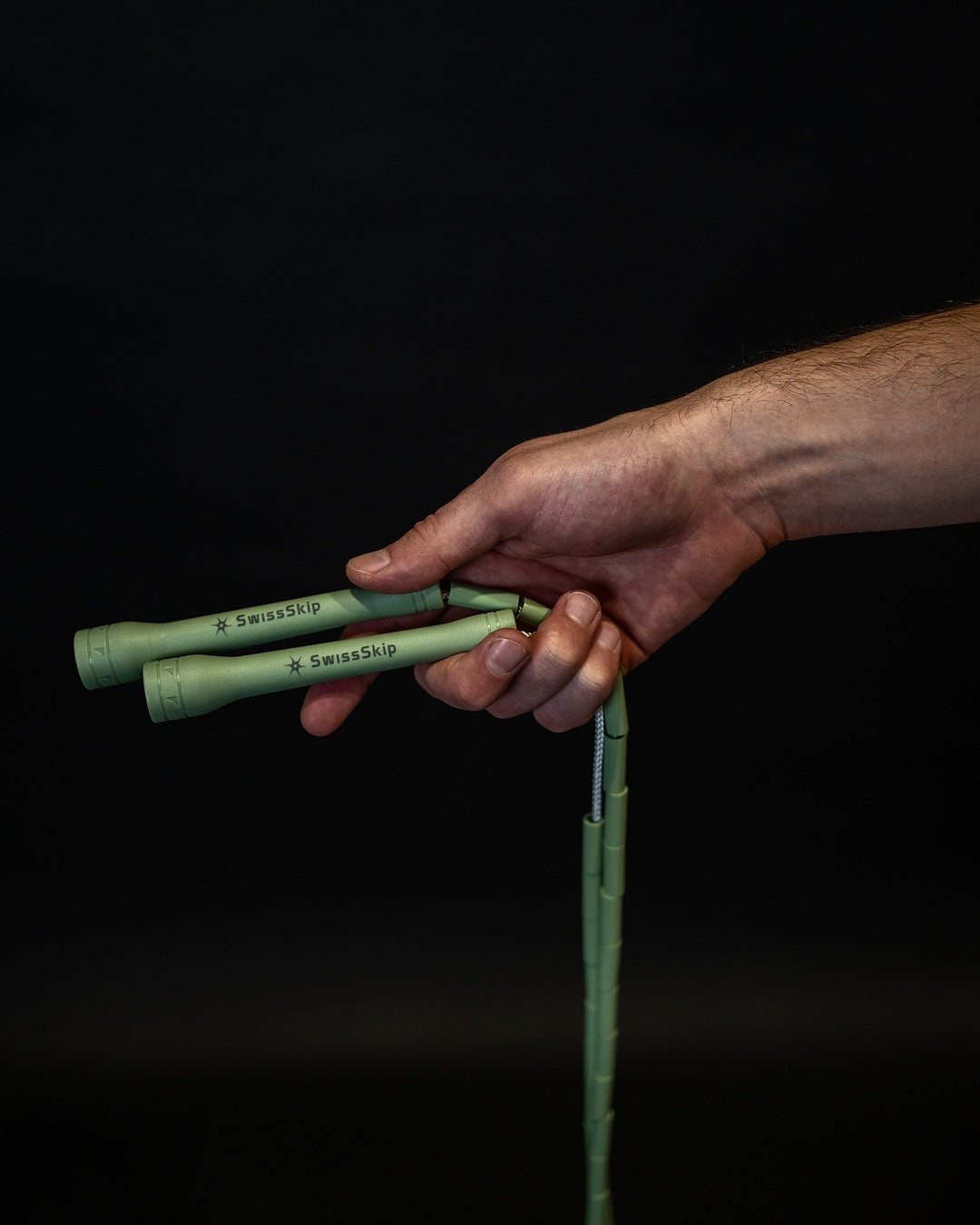 MATCHA GREEN BEADED ROPE