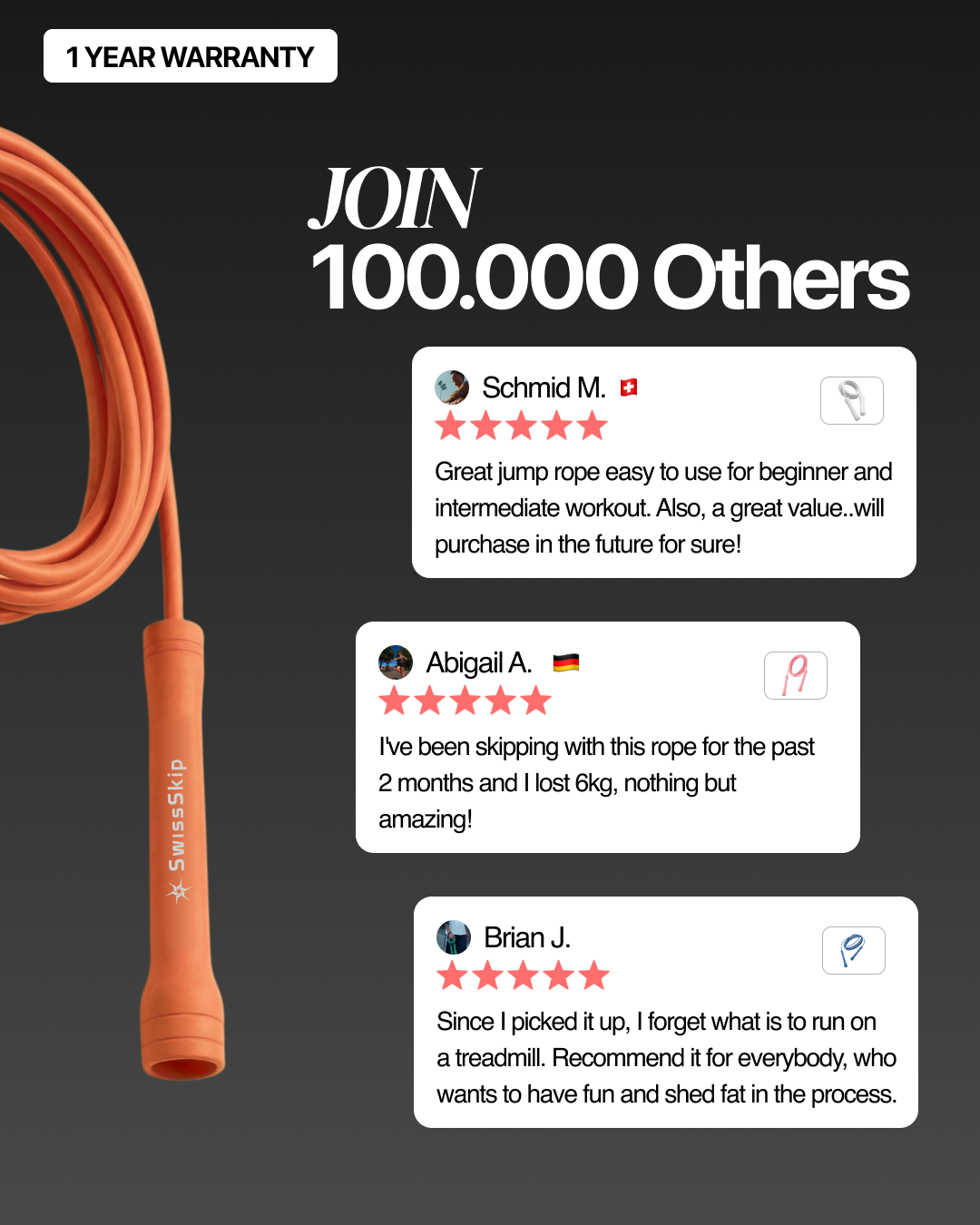 ORANGE XELERATE SPEED ROPE