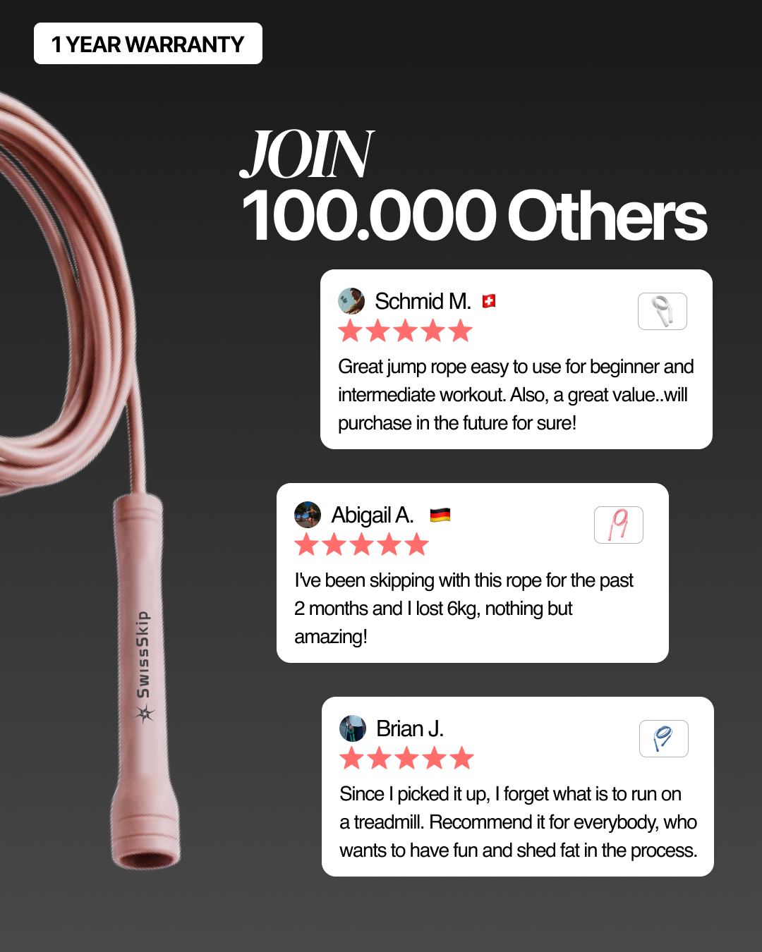 PEACH XELERATE SPEED ROPE