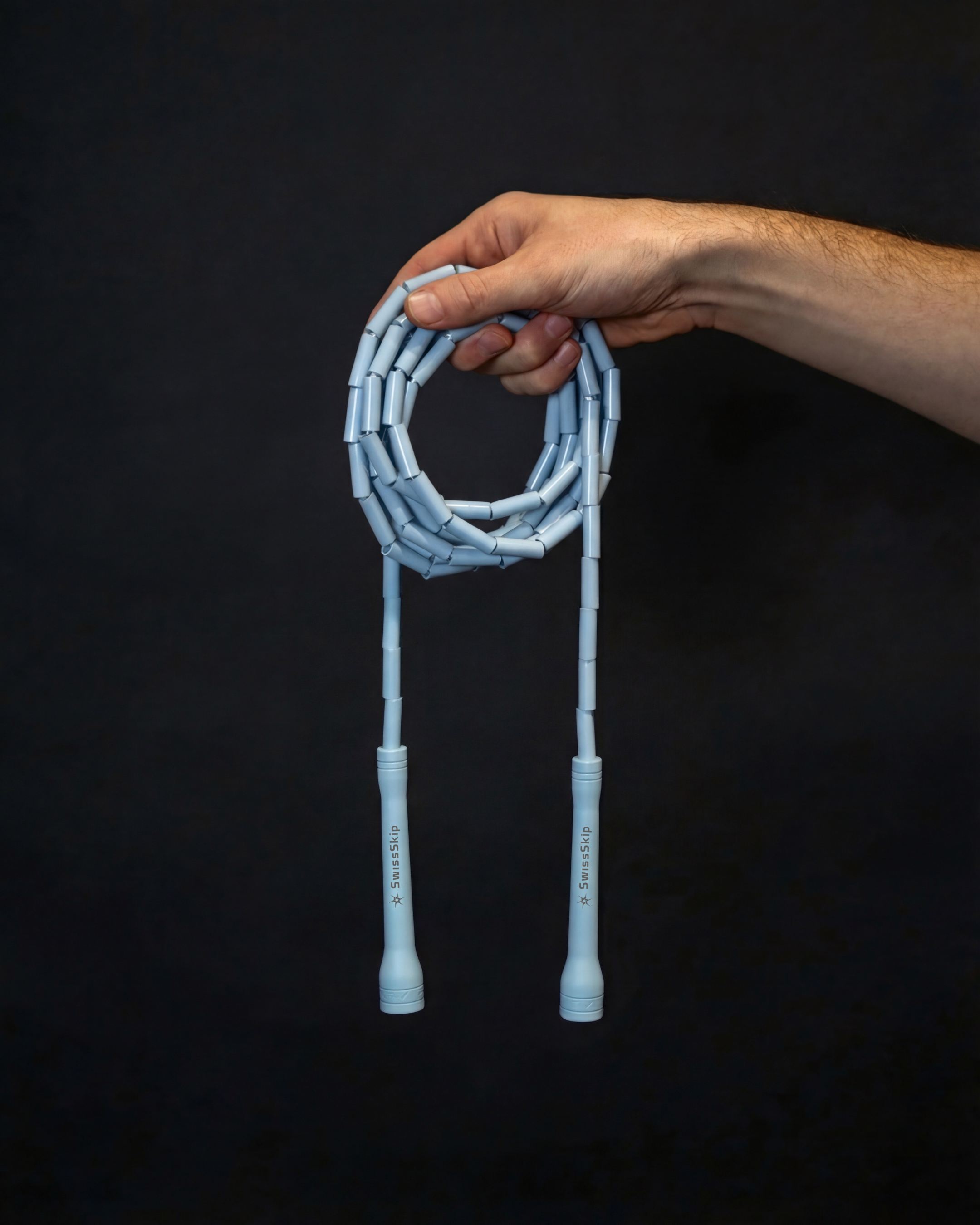 BLUE ASH BEADED ROPE