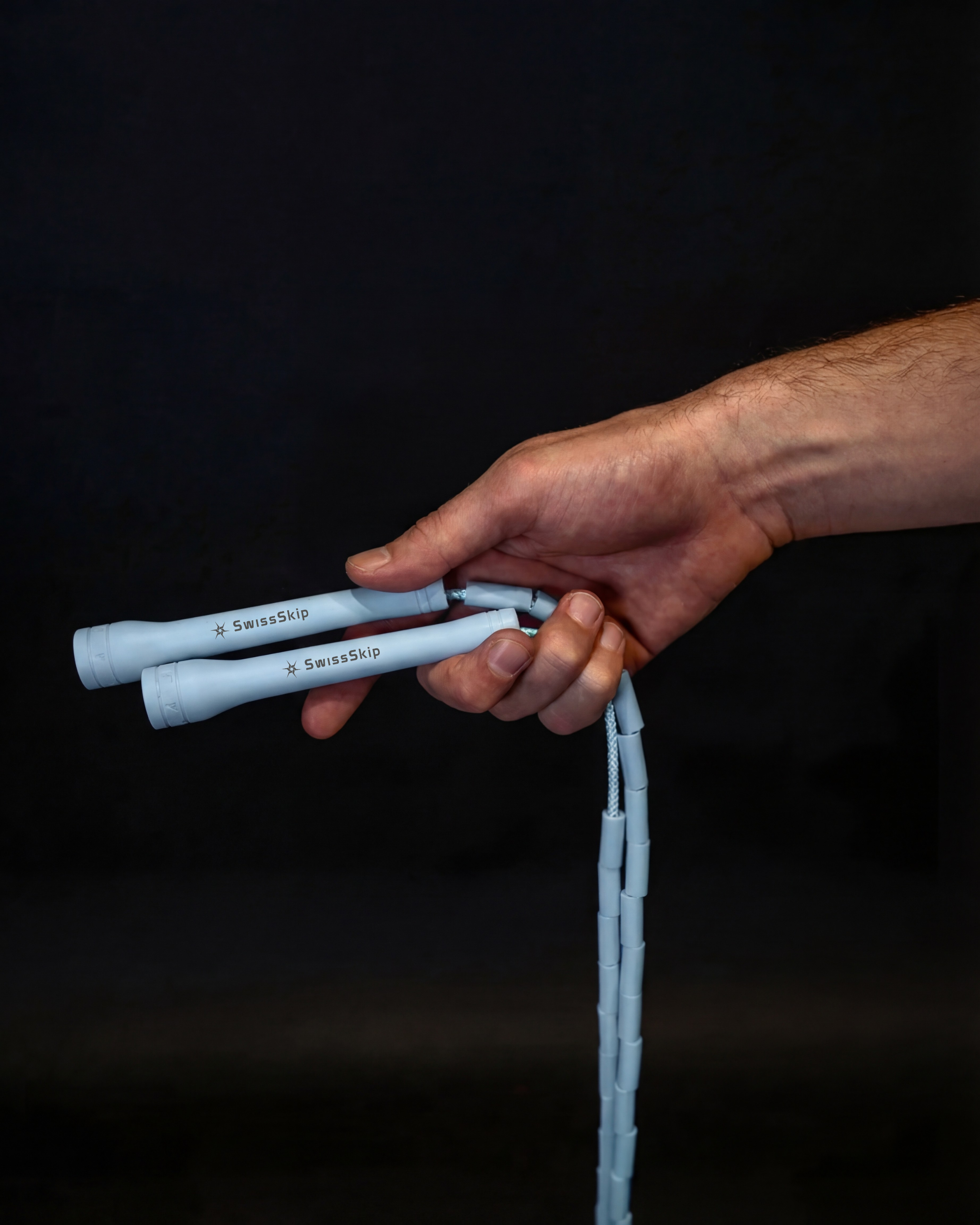 BLUE ASH BEADED ROPE