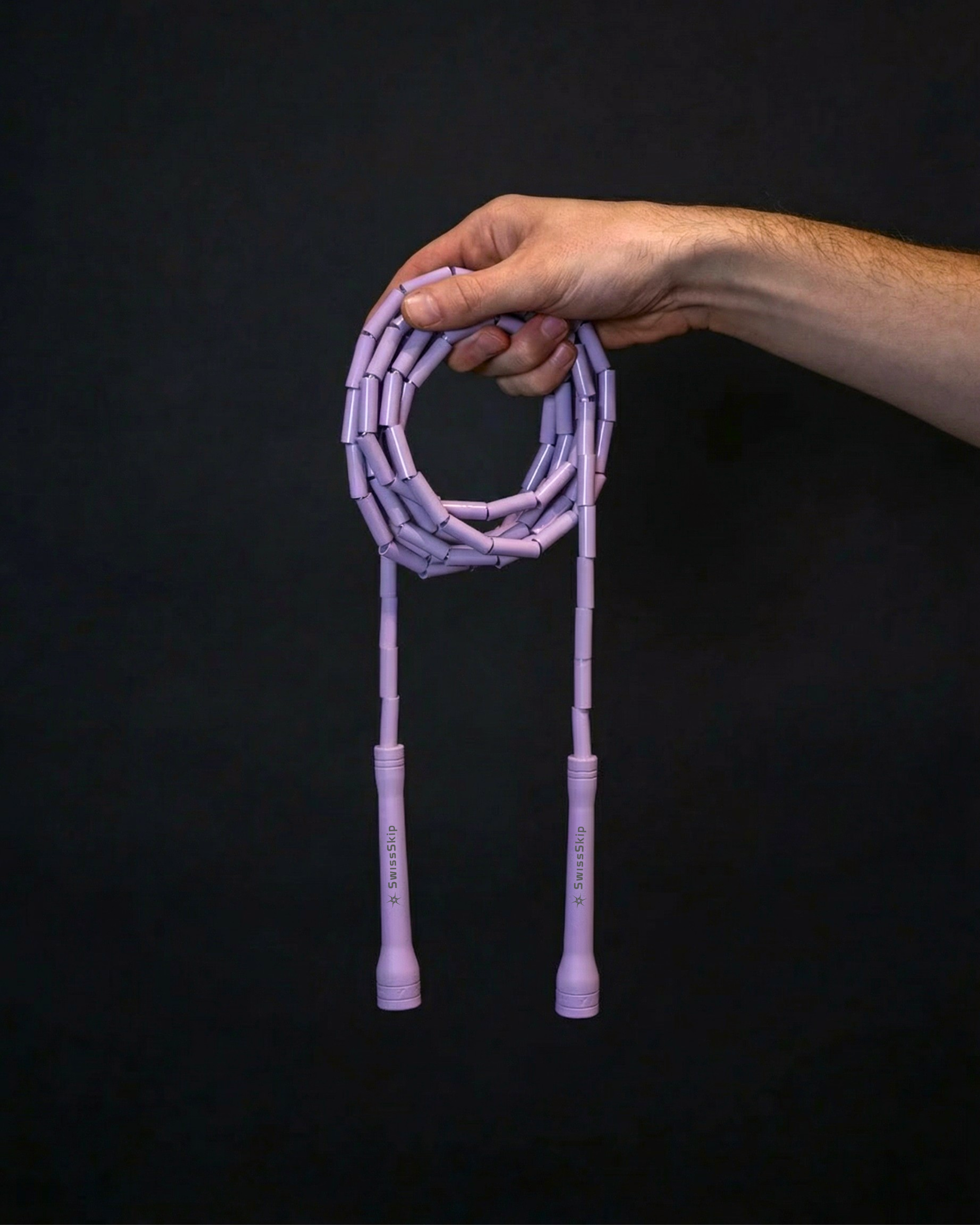 LILAC PINK BEADED ROPE