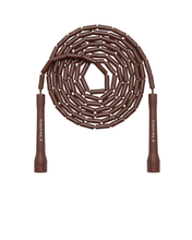 CHOCOLATE BROWN BEADED ROPE