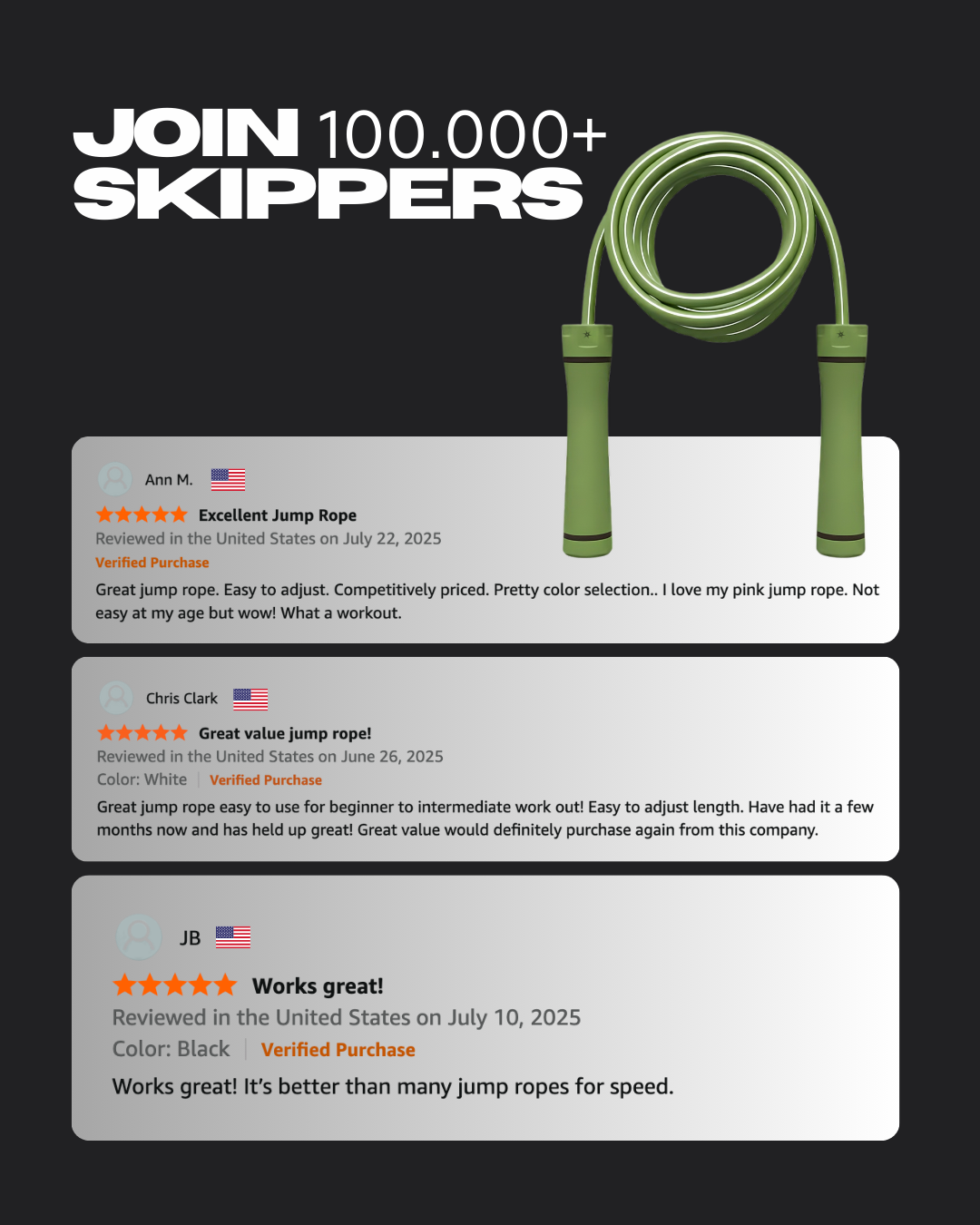 MATCHA GREEN WEIGHTED ROPE