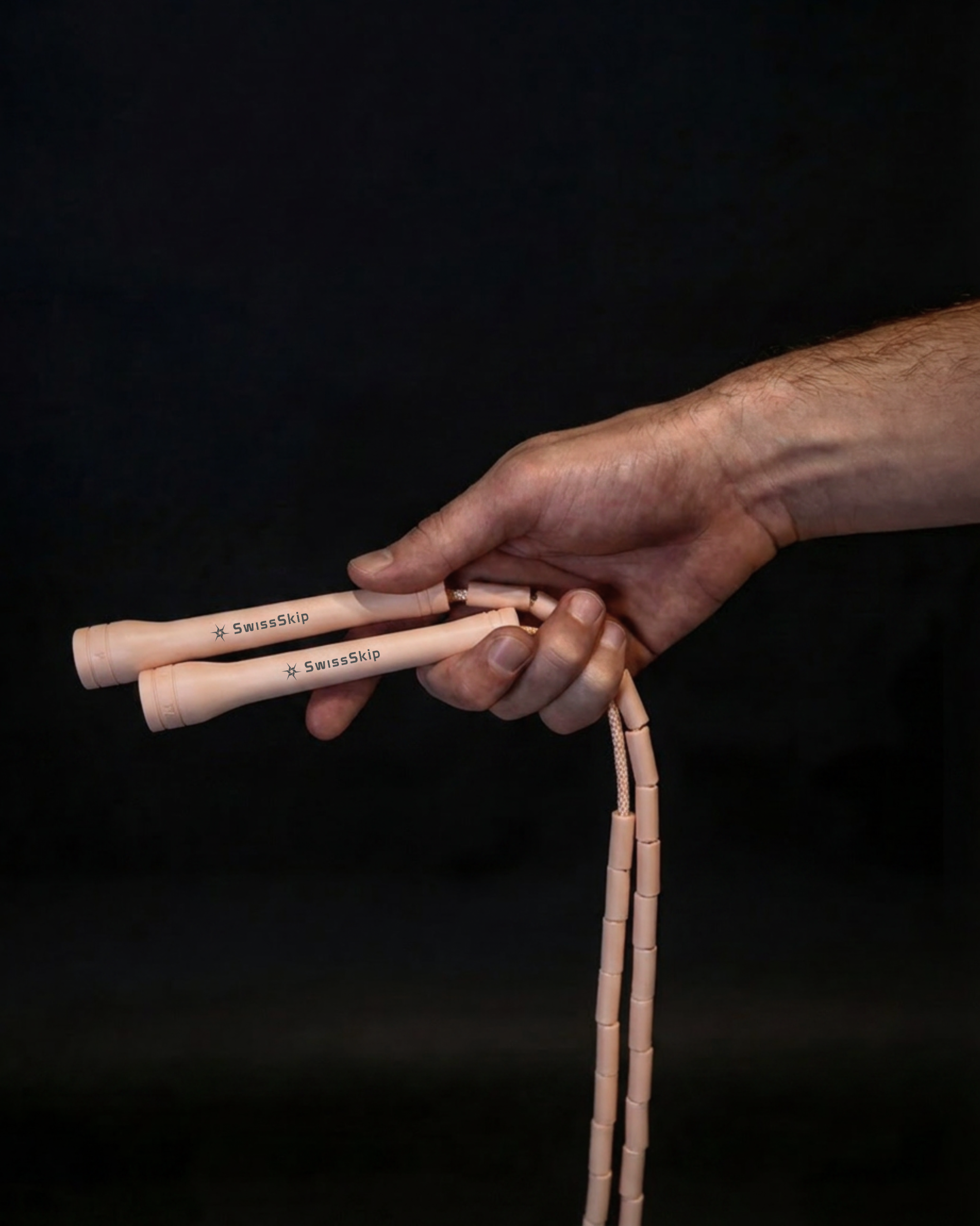 PEACH BEADED ROPE