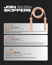 PEACH WEIGHTED ROPE