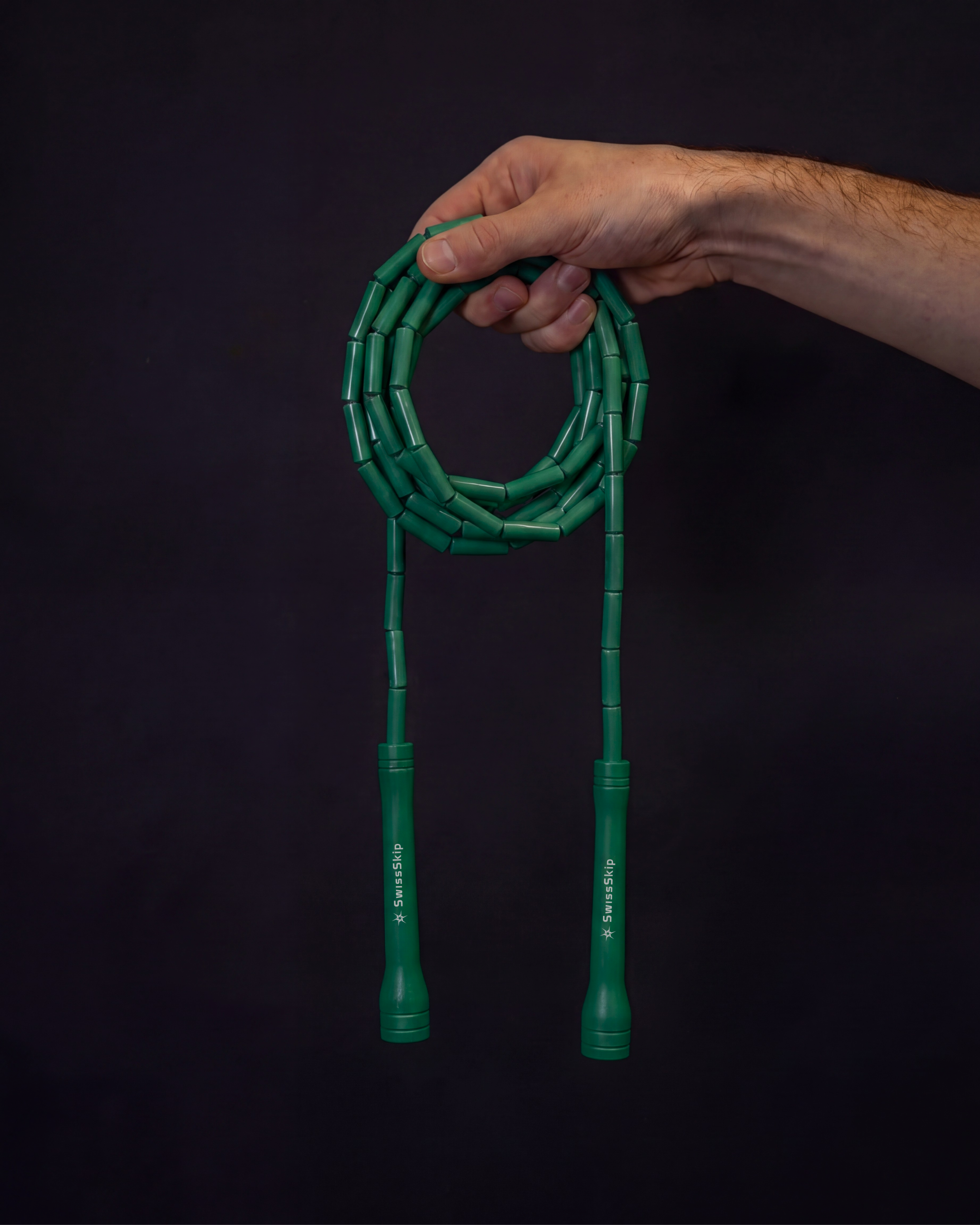 EMERALD GREEN BEADED ROPE