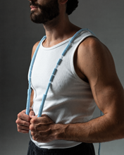 BLUE ASH BEADED ROPE