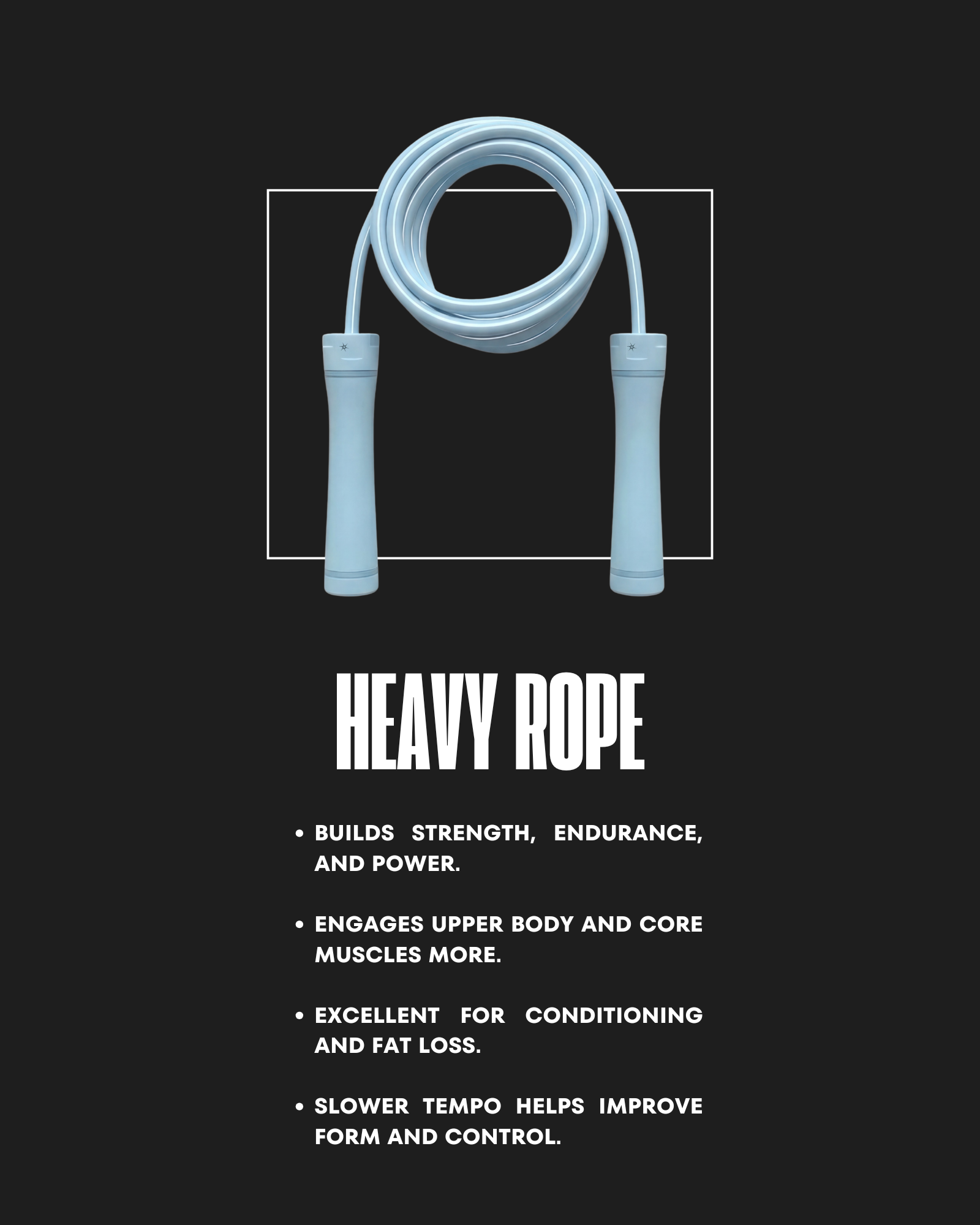 Ash Rope BLUE ASH WEIGHTED ROPE – Swissskip