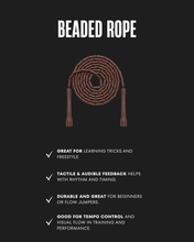 CHOCOLATE BROWN BEADED ROPE