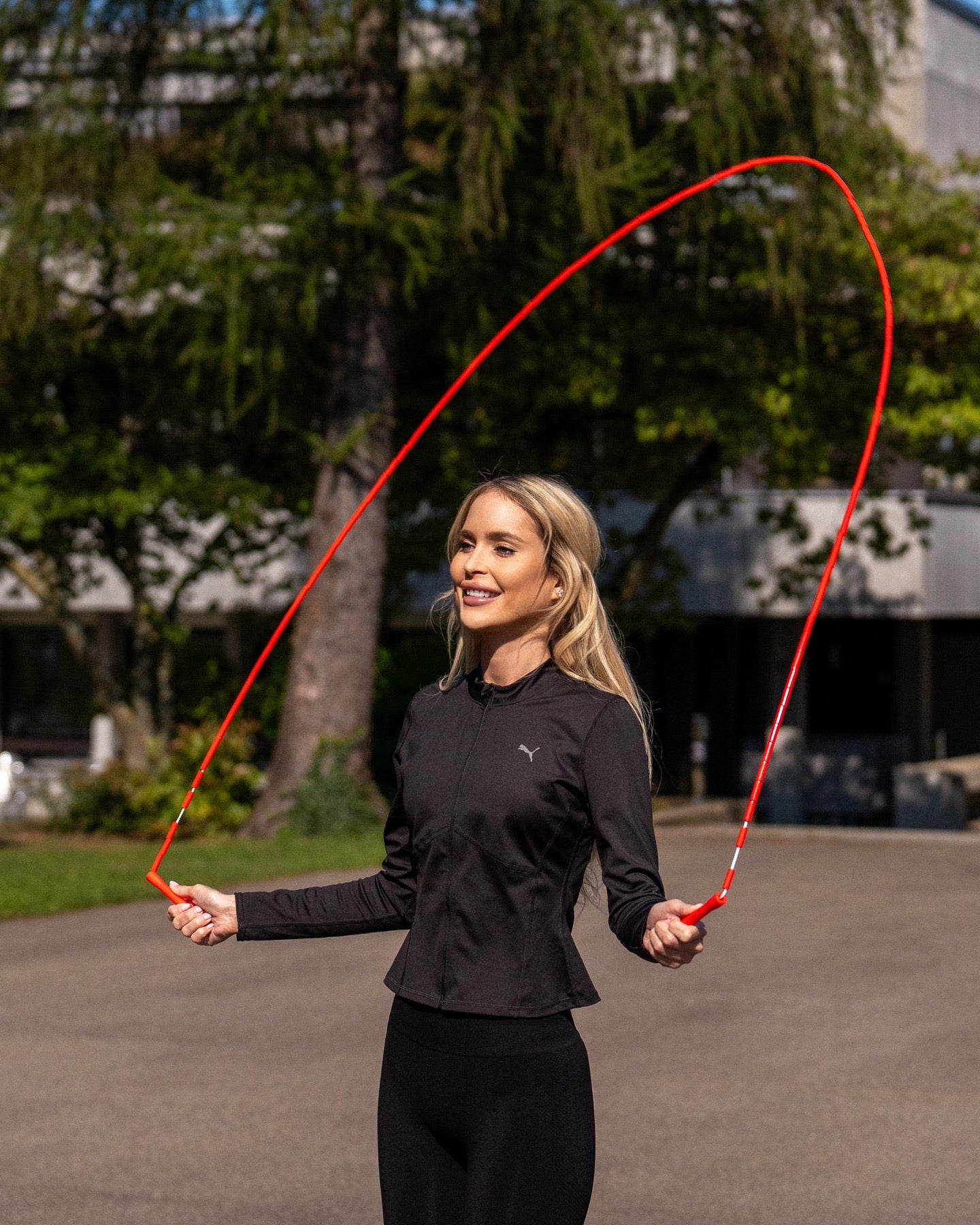 RUBY RED BEADED ROPE